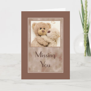 Miss You Cuddle Beren Kaart