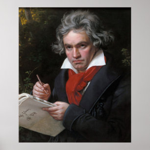 Missa Solemnis: Ludwig Beethoven Klassieke Muziek Poster