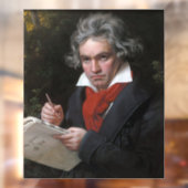 Missa Solemnis: Ludwig Beethoven Klassieke Muziek Raamsticker (Vel 2)