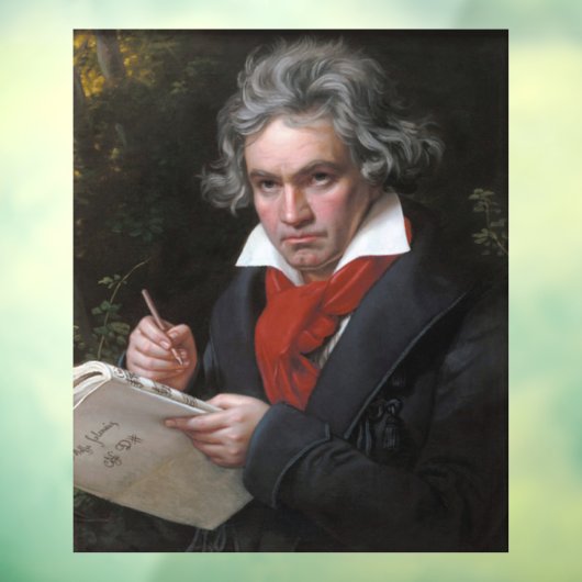 Missa Solemnis: Ludwig Beethoven Klassieke Muziek Raamsticker (Vel 3)