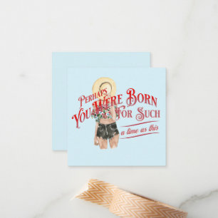 Misschien ben je al een tijd geboren in Notecard Notitiekaartje