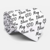 MISSCHIEN GOD BLESS JE STROPDAS (Opgerold)