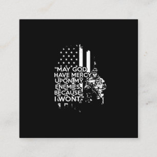 Misschien heeft God medelijden met mijn vijanden,  Vierkante Visitekaartje
