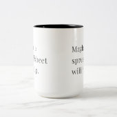 Misschien helpt een spreadsheet de Mok voor Data L (Center)