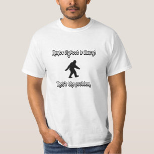 Misschien is Bigfoot wazig T-shirt