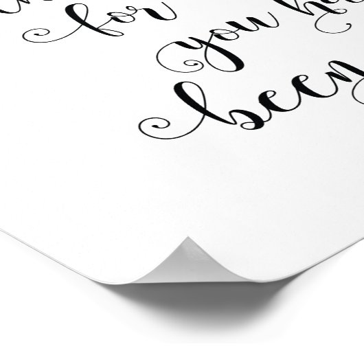 Misschien is dit het moment waarop Art Print (Hoek)