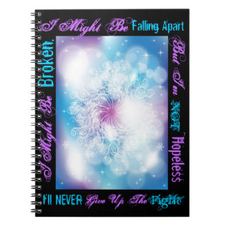 Misschien is het een gebroken, maar niet hopeloze  notitieboek