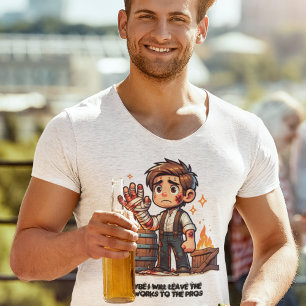 Misschien laat ik het vuurwerk aan de professional t-shirt