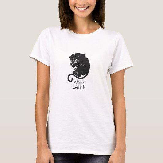 Misschien later t-shirt (Voorkant)