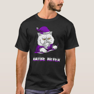 Misschien Nooit Aseksualiteit Boze Kat Aseksualite T-shirt