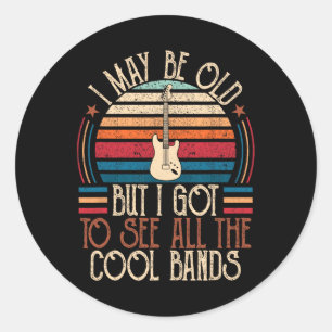 Misschien oud, maar ik heb alle coole bands vet ge ronde sticker