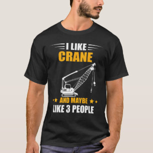 Misschien wel 3 mensen zware apparatuur operator k t-shirt