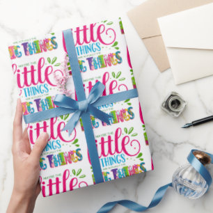 Misschien zijn de kleine dingen eigenlijk wel het cadeaupapier