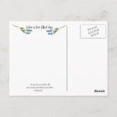 Misse je frisdrankmeisjes ansichtkaart briefkaart (Achterkant)