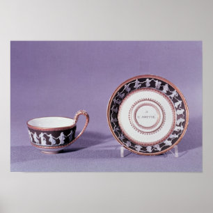 Missen cup en saucer, eind 18e eeuw poster