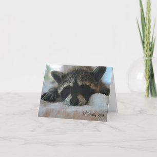 "Missend u" Notecard Kaart