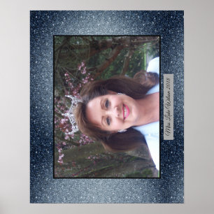 Misser America USA Douane schittert het Portret Poster