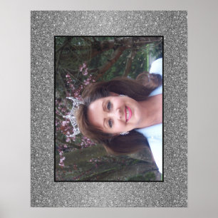 Misser America USA Douane schittert het Portret Poster