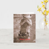 Misser u! kaart (Gele Bloem)