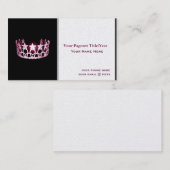 Misser van de de stijlKroon van de V.S. de Visitekaartje (Voorkant / Achterkant)