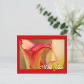 Misser You Calla Lily Postcard Briefkaart (Staand voorkant)