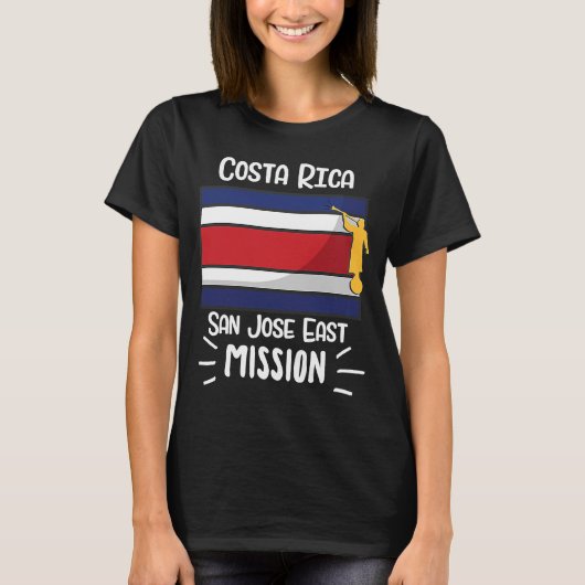missie Costa Rica San Jose East Mormon LDS T-shirt (Voorkant)