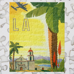  missie in Los Angeles, Californië met Palm Legpuzzel