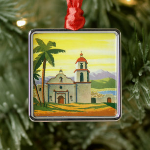 missie in Los Angeles, Californië met Palm Metalen Ornament