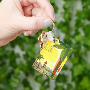  missie in Los Angeles, Californië met Palm Sleutelhanger