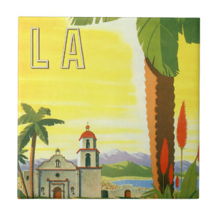 missie in Los Angeles, Californië met Palm Tegeltje