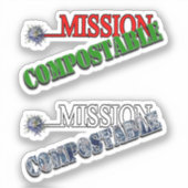 Missie: SAMENGESTELD Sticker (Voorkant)