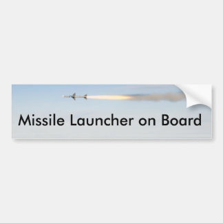 Missile Launcher aan boord Bumpersticker