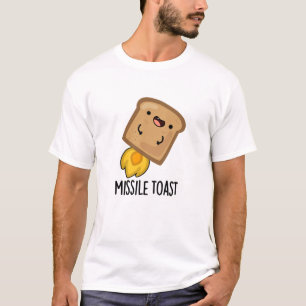Missile Toast Grappige Mistletoe Puns T-shirt