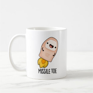 Missile Toe Funny Mistletoe Pun Koffiemok