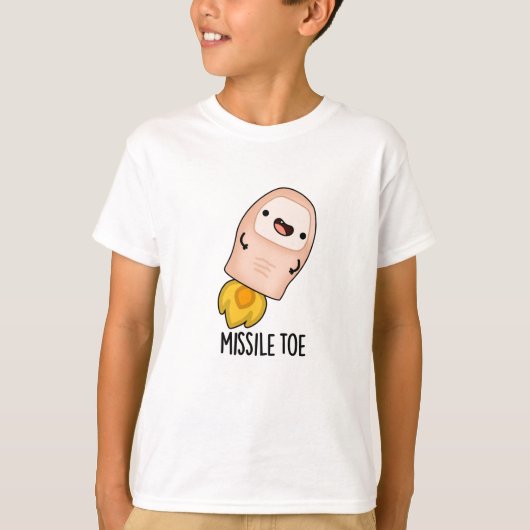 Missile Toe Funny Mistletoe Pun T-shirt (Voorkant)