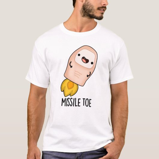 Missile Toe Funny Mistletoe Pun T-shirt (Voorkant)