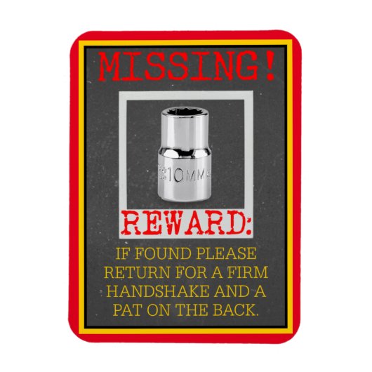 MISSING! 10 MM SOCKET MAGNEET (Verticaal)