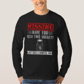 Missing 10mm Socket Mechanic T-shirt (Voorkant)