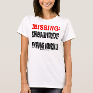MISSING:BOYFRIEND N MOTORCYCLUS ACHTERZIJDE 4 MOTO T-SHIRT
