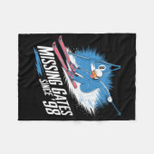 Missing Gates Since 98 Alpine Skiing  Fleece Deken (Voorkant (Horizontaal))