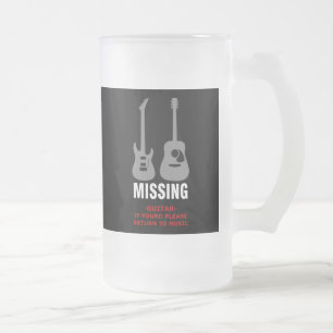 MISSING (Guitar - Als deze gevonden wordt, ga dan  Matglas Bierpul