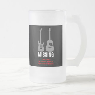 MISSING (Guitar - Als deze gevonden wordt, ga dan Matglas Bierpul