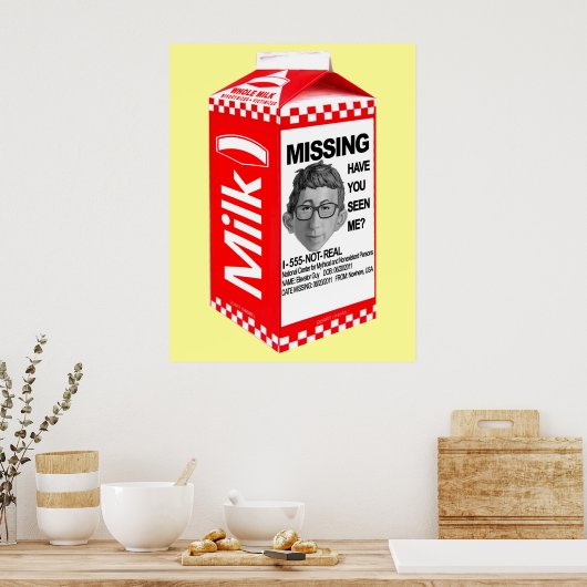 MISSING: Hoogleraar Poster (Keuken)