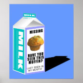 MISSING MUFFIN POSTER (Voorkant)