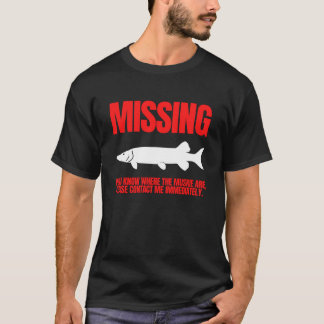 Missing Muskie Funny Vist T-shirt