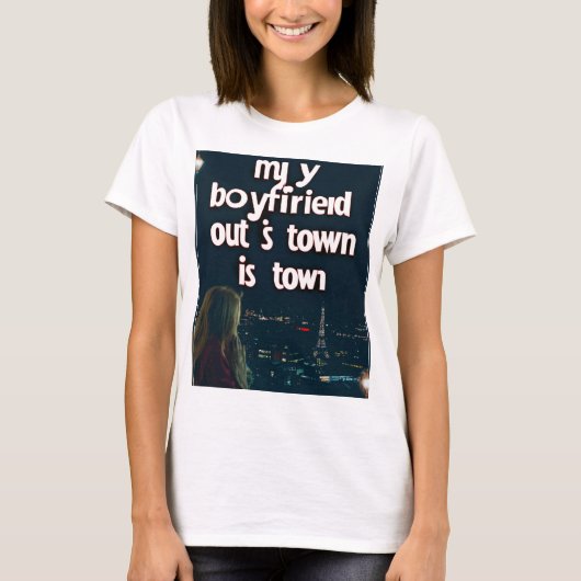 Missing My Boo: Mijn vriend is buiten het Shirt (Voorkant)