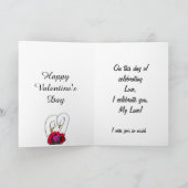 MISSING MY HEART ON VALENTINES card Feestdagen Kaart (Binnen)