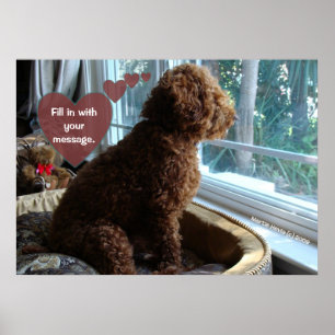 Missing You - Personaliseer het Poster