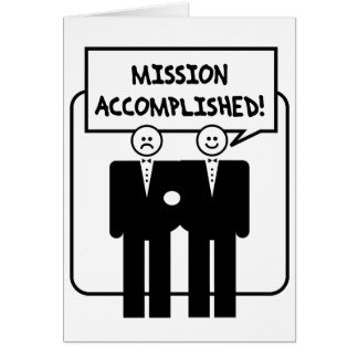 "Mission AcCompleted" huwelijk (homoseksueel)