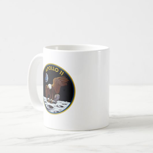 Mission Apollo 11 Emblem Mug (Devant gauche)